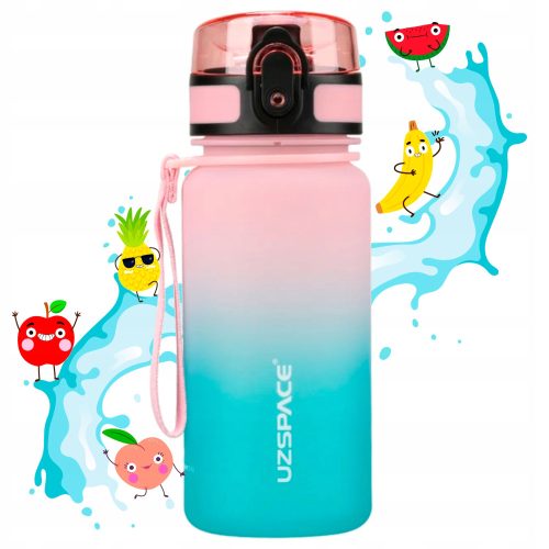  WASSERFLASCHE FÜR KINDER 350 ml aus Tritan. Wasserflasche für Schule, Kindergarten