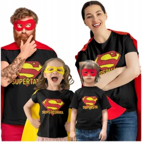    Muttertagsgeschenk für Vater, Vater, Mutter, tolles Set mit 4 T-Shirts für die Familie