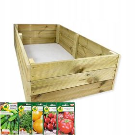  Mini-Gewächshaus 160 cm x 60 cm aus Holz