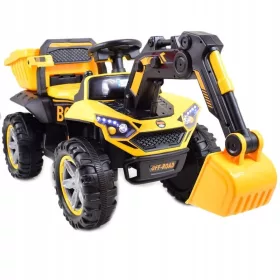    GROSSER BAGGER, BATTERIEBETRIEBENER KIPPENWAGEN, VOLLSTÄNDIG ELEKTRISCH