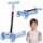 FALTBARER DREIRAD-BALANCE-SCOOTER FÜR KINDER MIT LED-RÄDERN