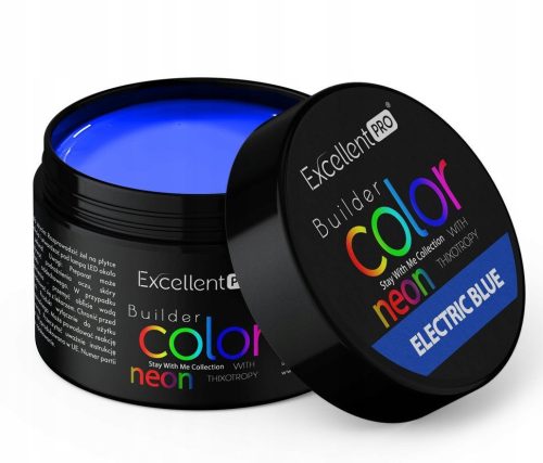 AUSGEZEICHNETES PRO BUILDER GEL AUFBAUGEL NEONBLAU ELEKTRISCHES BLAU 30 g