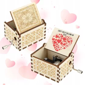  Can't Help Falling in Love Holz-Spieluhr