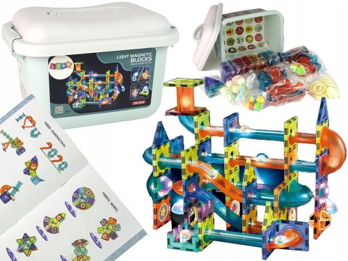  LEANToys 14650 Magnetblöcke 110 Stk.