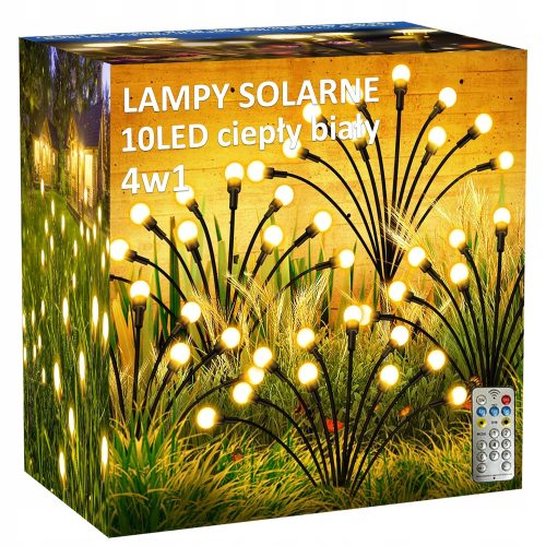  Solarlampe, schwarz, 75 cm, 4 Stk.