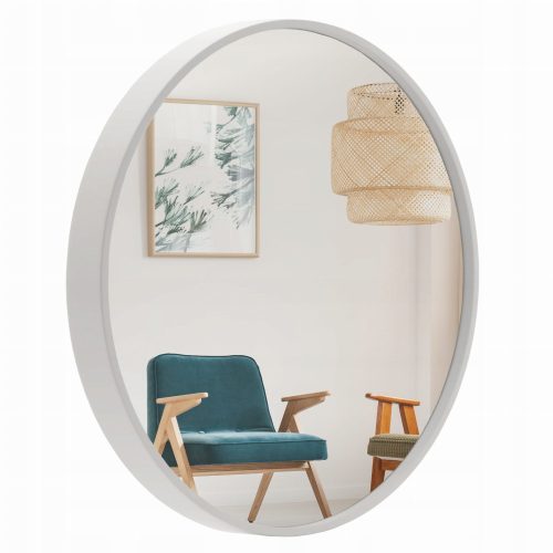  BD Art Wandspiegel, Kreis, Holzrahmen, 600 x 600 mm