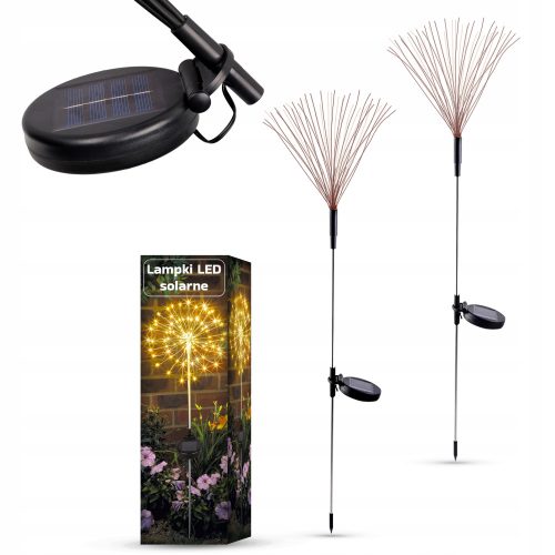  Masterled Solarlampe, schwarz, 84 cm, 2 Stk.