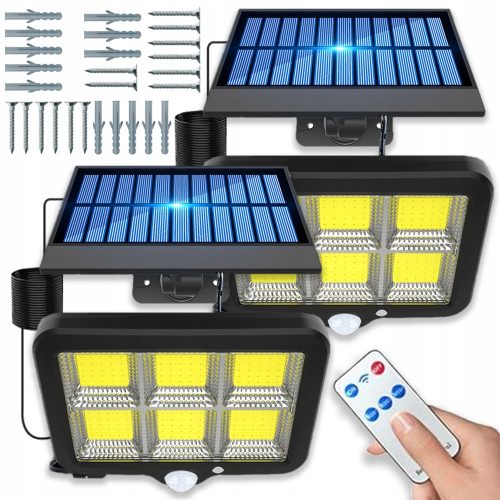  Straßenlaterne SOLARLAMPE MIT DÄMMERUNGSSENSOR LED 120 W 1200 lm solarbetrieben