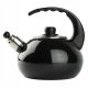 Traditioneller emaillierter Stahlkessel Silesia Emalia 2,5 l, schwarz