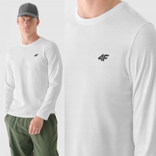 LONGSLEEVE HERREN 4F XL T-SHIRT LANGARMBLUSE TLONM375 AW24