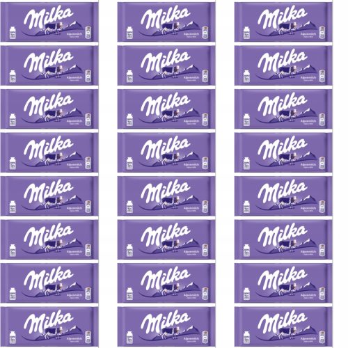 Milka Vollmilchschokolade 90g von Mondelez, 25 Stück