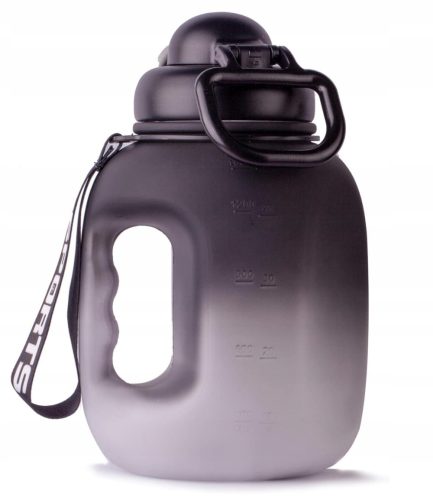  Große Trinkflasche mit Strohhalm