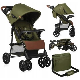    Kinderwagen-Kinderwagen, LEICHT, faltbar, große Räder, Lionelo Emma BAG