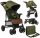  Kinderwagen-Kinderwagen, LEICHT, faltbar, große Räder, Lionelo Emma BAG