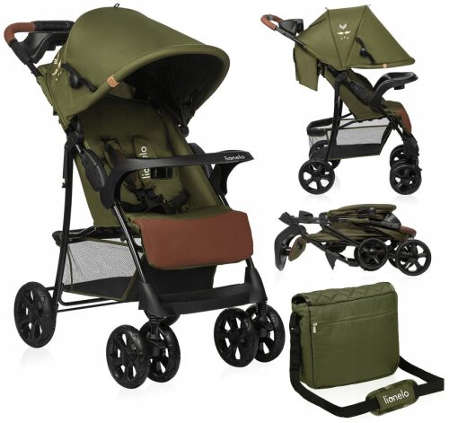  Kinderwagen-Kinderwagen, LEICHT, faltbar, große Räder, Lionelo Emma BAG