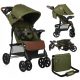  Kinderwagen-Kinderwagen, LEICHT, faltbar, große Räder, Lionelo Emma BAG