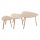  Atmosphera Couchtisch Runder Couchtisch 60 x 60 x 45 cm Natureiche, Beigetöne