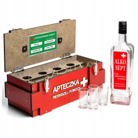    Geburtstagsgeschenk 18-99 Alkoholbox Erste-Hilfe-Set für einen Freund