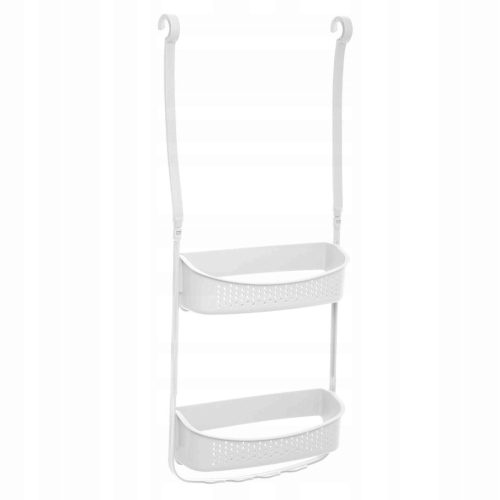  5fünf Simple Smart Badezimmerregal 160922A 2 Körbe, weiß