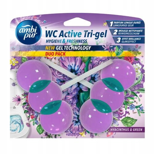  AMBI PUR Hyazinthe & Grun Duo Pack Toilettenanhänger 2x 45 g