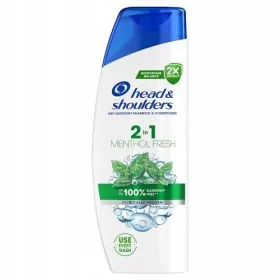    Head Shoulders Menthol Fresh Anti-Schuppen-Shampoo 2 in 1 330 ml. Über den Geruch von Menthol
