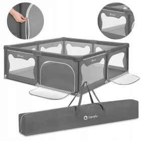    Baby-Laufstall und Bett GROSSER SPIELPLATZ 207cmx187cm Lionelo Willow XL