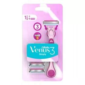  Gillette Venus3 Systemrasierer, 1 Griff und 4 Patronen