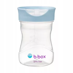    B.box Trainingsbecher 240 ml blau lernen, wie aus einem Becher zu trinken