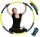  HULA HOP MIT KUGELGELADENEN NÜSSEN, SLIMMING FALTBARES RAD 110CM