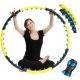  HULA HOP MIT KUGELGELADENEN NÜSSEN, SLIMMING FALTBARES RAD 110CM