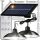  SOLARLAMPE 2x LED-KRONLEUCHTER HÄNGEND AUSSENGARTEN SILVERSHARKY PANEL