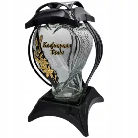    Kerze für Papas Grab, große Laterne mit Gravur für Dear Dad Shrine 35