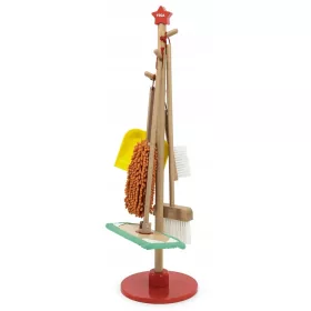  VIGA Reinigungswerkzeug-Set aus Holz, 6-tlg.