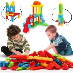  IGEL-BLOCKS GROßES SET XXL Bunte KREATIVE Bausteine