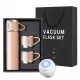  GESCHENKSET FÜR DAMEN ROSA THERMOSKARTE 500ML + DREI BECHER GESCHENK!