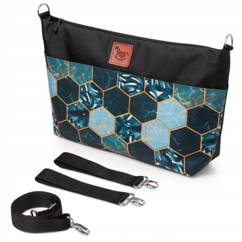  Wasserdichte Shopper-Tasche in Mocca