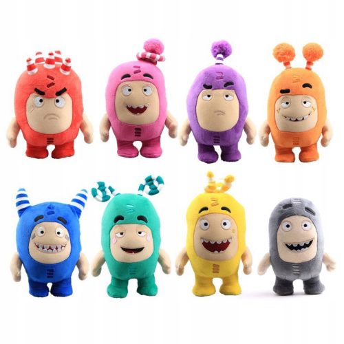  8PCS MASKOTTCHEN PLÜSCH SPIELZEUG ODDBODS ANIME 18CM