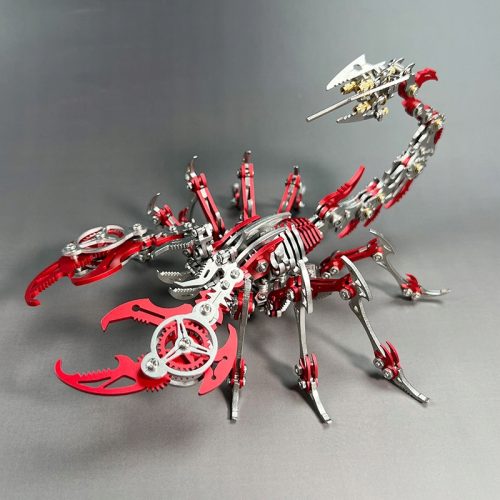  Floatingcity 3D Metall Red Scorpion Modell mechanisches Insektenspielzeug Geschenk