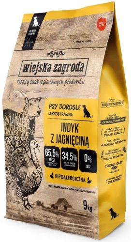  COUNTRY FARM Truthahn und Lamm 9 kg für Hunde