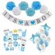 Babyparty-Dekorationsset, Kindergeburtstag, Fotokabine, Junge