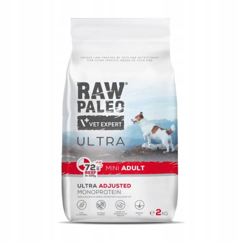  Rohes Paleo-Trockenfutter für Rindfleisch, 2 kg