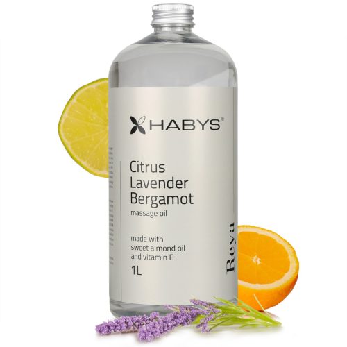  REYA ZITRUS-MASSAGEÖL 1000 ML FESTIGT UND BEFEUCHTET VITAMIN E HABYS