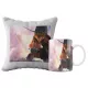  SUPERBECHER + KISSENSET DER GESTIEFELTE KATER SHREK + NAME