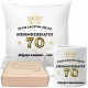  Geschenkset aus Kissen und Tasse zum 70. GEBURTSTAG in einer Box