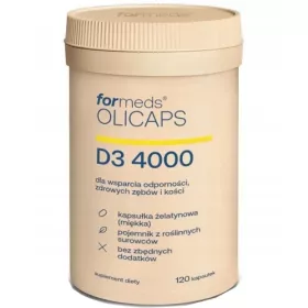   Formeds Olicaps D3 4000 - Vitamin D Nahrungsergänzungsmittel in Kapseln