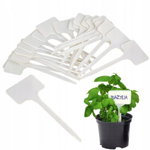  Etiketten zur Pflanzenbeschreibung - Teller für Blumentöpfe, Garten, 30 Stk.