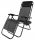  eHockers Orion Zero Gravity Liegestuhl, schwarzes Metall