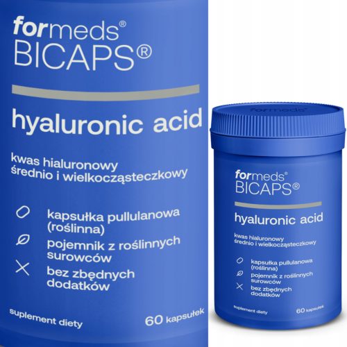 BICAPS Hyaluronsäure Kapseln, Hoch- und Mittelmolekular, Ohne Unnötige Zusätze