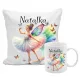  BECHER + KISSEN GESCHENK FÜR EINEN BALLETT-FAN, TANZ-BALLERINA-TÄNZERIN + NAME