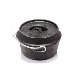    Petromax ft1 0,93 l Gusseisentopf mit Flachboden Kessel Waldbrand